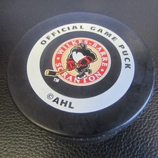 WILKES-BARRE / SCRANTON PENGUINS - AHL OFFICIAL GAME PUCK - BRIDGESTONE