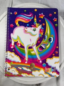 Vintage Lisa Frank Notebook Markie Unicorn Moon Fantastic World Spiral Bound - Picture 1 of 10