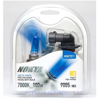 Nokya 9005 Arctic White Stage 2 Headlight Halogen Light Bulb for Acura High Beam - Image 1 of 2