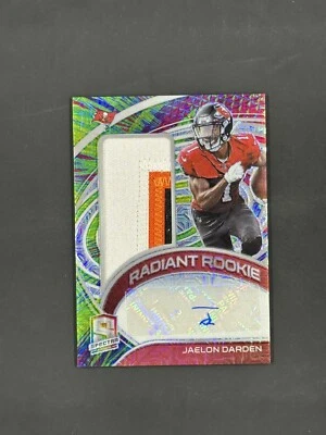 2021 SPECTRA TRI COLOR PATCH RPA META JAELON DARDEN RC AUTO SP#’d/10 - Image 1 of 2