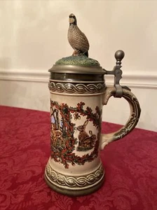 Vintage W.Germany Original Gerzit Gerz Hunter Beer Stein 9.1/2” - Picture 1 of 6