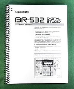 Boss BR-532 Owner's Instruction Manual: 125 Pages & Protective Covers! - Picture 1 of 1