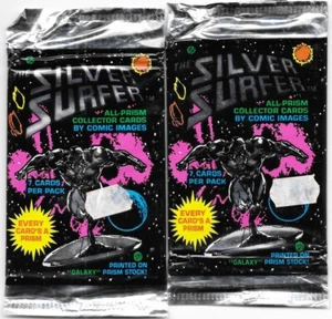 Marvel's Silver Surfer Prism Trading Cards 2 Factory Sealed 7 Karten Packs 1992 - Bild 1 von 1