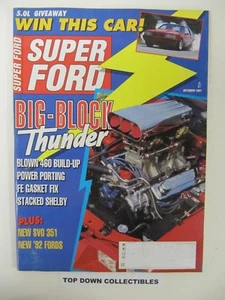 Super Ford Magazin Oktober 1991 Pay by the Day Rennwagen, Hertz Shelby - Bild 1 von 2