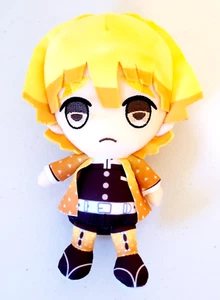Demon Slayer Agatsuma Zenitsu Kimetsu Yaiba Chibi Plush Doll 7" - Picture 1 of 5