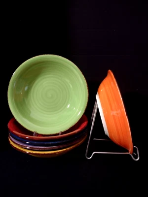 NUEVO de caja Set/6 Ensaladeras Sopa Pasta Vancasso Bonita (6) Grandes 8" Foto 1 de 4