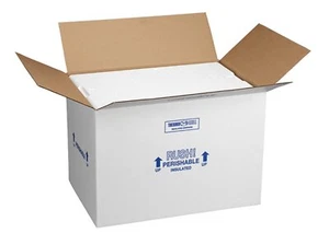 Polar Tech 266C Large Thermo CHill Insulated Carton 19x12x16 Foam Shipper - Picture 1 of 7