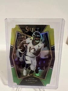2021 Panini Select: Green and Yellow Prizm Die Cut #198 Seth Williams RC (K) - Picture 1 of 2