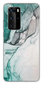 Coque en silicone imprimée compatible Huawei P40 Pro Zoom sur Pierre Vert - Picture 1 of 3