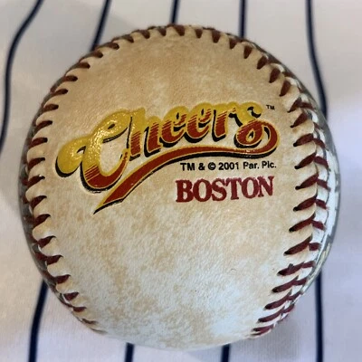 Balón de béisbol Cheers Bar 2001 Boston Mayday Malone facsímil firma recuerdo Foto 1 de 4