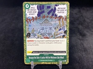 ONE PIECE TCG: AWAKENING OF THE NEW ERA #OP05-037 B/C THE SIDE OF JUSTICE RARE - Picture 1 of 2