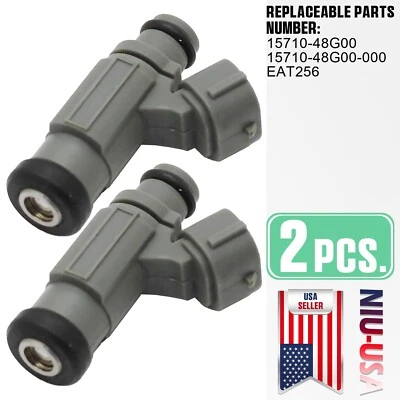 Inyectores de combustible 2 piezas 15710-48G00 para Suzuki Boulevard M109R C109R M90 GSX-R600 EE. UU. Foto 1 de 4