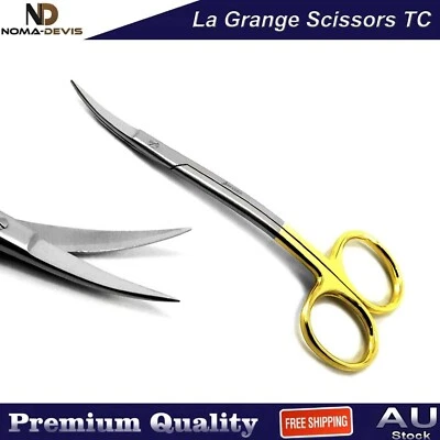 Dental TC La Grange Sutura Tijeras Afiladas Micro Tejido Quirúrgico Encías Instrumentos Foto 1 de 4