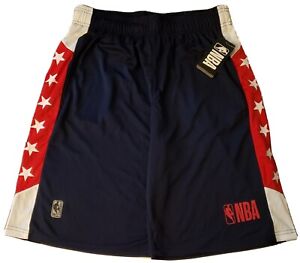 NBA Men's Net-Dry Comfort Fit Basketball Shorts Red/White/Blue ZSM8236S M NWT  