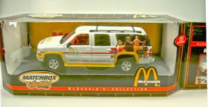Matchbox 2000 Chevrolet Suburban weiß "McDonalds" 1:18 neuwertig in Box - Bild 1 von 4