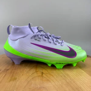 Nike Vapor Pro 1 Mens Size 10 Football Cleats Green Purple IB8250-500 NEW - Picture 1 of 8