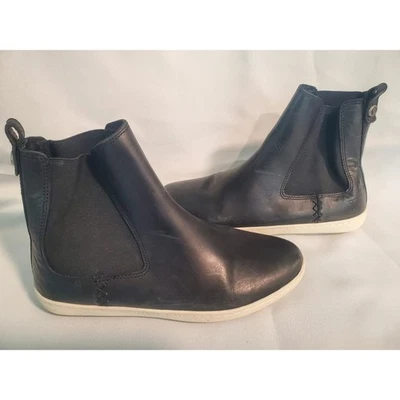 Bota deportiva FRYE Melissa Chelsea de cuero negro. S40 Foto 1 de 4