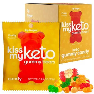 Sugar Free Gummy Bears, 12-Pack – Satisfy Cravings while Staying in Ketosis –... - Picture 1 of 12