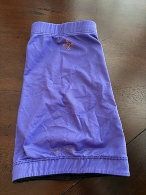 Rodillera de compresión Tommie púrpura y gris, grande Foto 1 de 4