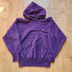 Sudadera con Capucha De Colección Años 80 90 Champion Tejido Inverso Púrpura Hecha en EE. UU. Pullover En Blanco M** - Imagen 1 de 8