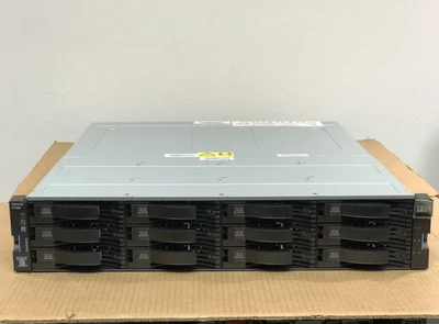 IBM 2076-12F V7000 Storwize Expansion Enclosure 72TB 12Gb/s SAS3 12x 6TB 7.2K NL - Image 1 of 4