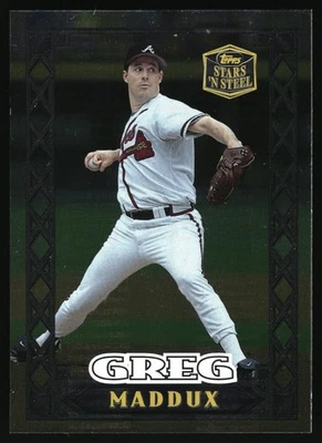 1998 Topps Stars 'n Steel - Greg Maddux #38 - Image 1 of 2