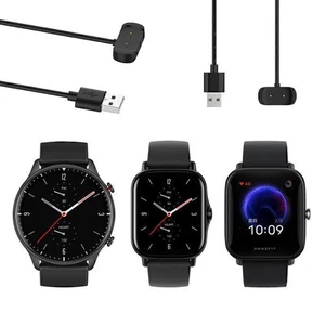 Watch Charging Cable Zepp E Huami GTS2 Mini Charger For Amazfit T-Rex Pro Watch - Photo 1 sur 12