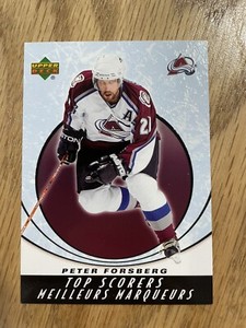 2005-06 McDonald's Upper Deck Top Scorers #TS5 Peter Forsberg
