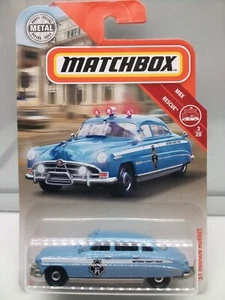 Matchbox Superfast / MB 1046 - 1951 Hudson Hornet Police - Blue - Model Car x1 - Picture 1 of 5