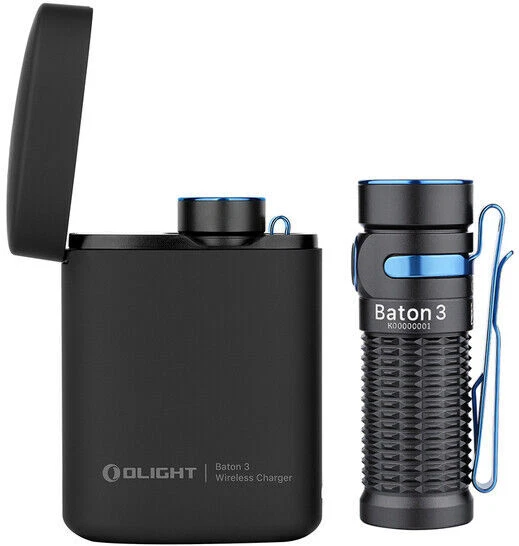 Olight Baton 3 Kit Red 1200lumens EDC Torch USB Rechargeable Flashlight Ipx8