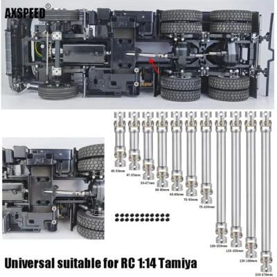AXSPEED CVD Drive Shaft Für TAMIYA 57/50/67/80/85/90/100/150/155/160/170/180/190 - Bild 1 von 4