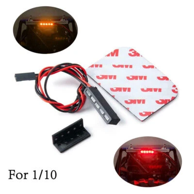1PC LED Bremslicht Lampe für 1/10 RC Car Axial SCX10 II Wraith TRX4 D90 Tamiya - Bild 1 von 4