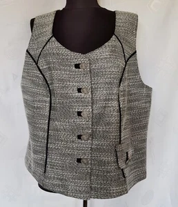 CHALECO DE COLECCIÓN URSL OKTOBERFEST DIRNDL GRIS TIROL MUJER SIN MANGAS: US16/EU 44 - Imagen 1 de 7