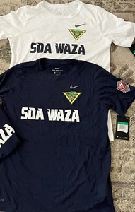 2- NIKE WAZA SOCCER SHIRTS, 1 blue, 1 white Number 19. XL Extra Large UniSEX - Picture 1 of 11