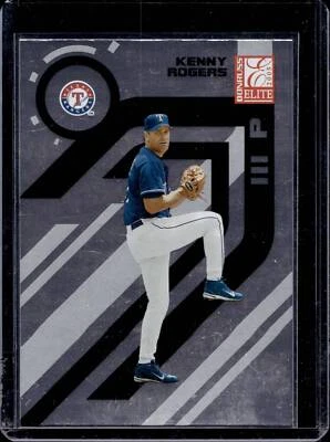 2005 Donruss Elite Kenny Rodgers #142 - Texas Rangers - SET BREAK - Image 1 of 2