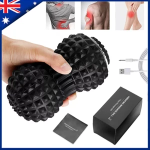 Vibrating Roller Massager Electric Massage Ball Back Foot Muscle Pain Relief NEW - Picture 1 of 8