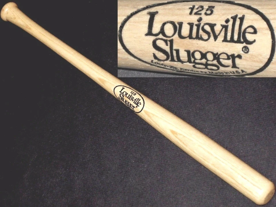 BLANK LOUISVILLE SLUGGER~NEW 18" MINI SOUVENIR NATURAL STAIN WOOD BASEBALL BAT - Image 1 of 1