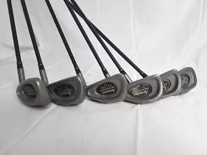 EXCELLENT ARMOUR PURE TITANIUM IRONS Ti/100 4-9 ADILA ARMOUR GRAPHITE R FLEX... - Picture 1 of 12