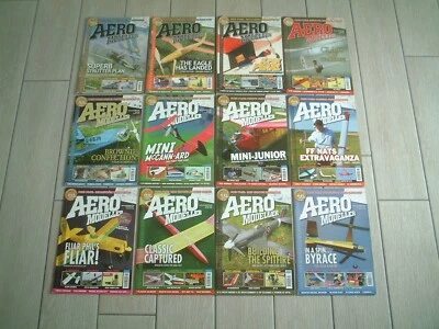 AEROMODELLER  2016 COMPLETE YEAR 12 ISSUES MANY PLANS UNUSED EXCELLENT CONDITION - Image 1 of 4