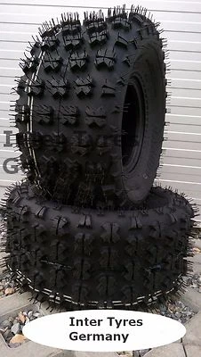 2x 20x10.00-8 P3030 20x10-8 Hakuba per trattorino rasaerba Quad NUOVO