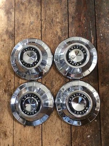 American Motors Ambassador 10" Dog Dish Poverty Hubcaps - Picture 1 of 2