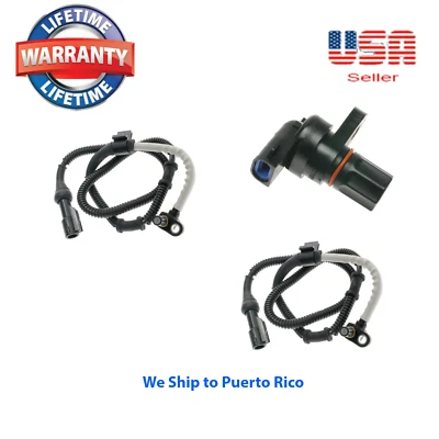 Kit 3 ABS Wheel Speed Sensor Front R&L & Differential Fit:4WD F150 250 Navigator - Изображение 1 из 4