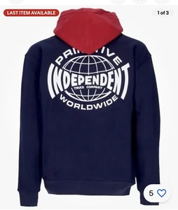 Sudadera con capucha Primitive Independent Skateboard Truck Global para hombre en S.MED - Imagen 1 de 5