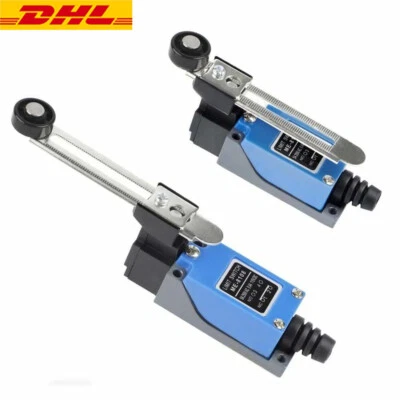 2X ME-8108 Einstellbarer Rollenarm-Endschalter, NC + NO (DPDT), CNC-Fräsmaschine - Bild 1 von 4