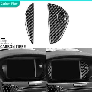 Real Carbon Fiber Console Navigation GPS Side Panel Cover For Acura TLX 2015-20 - Picture 1 of 24