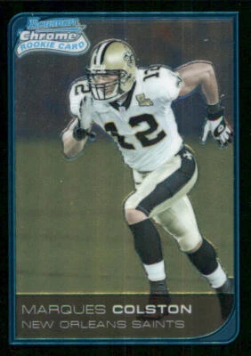 2006 Bowman Chrome #29 Marques Colston RC - Image 1 of 2