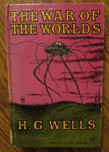 "The War of the Worlds" by H.G. Wells - Looking Glass Library - Ex-Lib - Picture 1 of 18