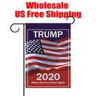 Wholesale 12x18 Inches Trump 2020 Garden Flag American Star Strip President MAGA