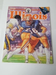 Illinois Football Program Illini vs Purdue Memorial Stadium 1988 Pork Day - Picture 1 of 3