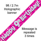 Birthday Banners Decorations Ages 1 - 90 Girl Boy Male Female